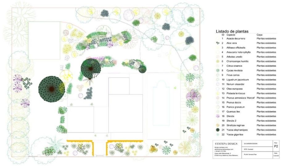 GARDEN LANDSCAPE DESIGN CRESTATX, SA POBLA MALLORCA SESTEPA DESIGN — Transformación Crestatx