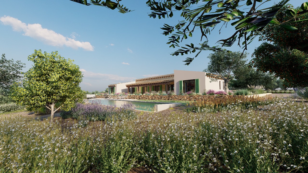 SANT LLORÉNC ESTATE GARDEN HOUSE MALLORCA SESTEPA DESIGN