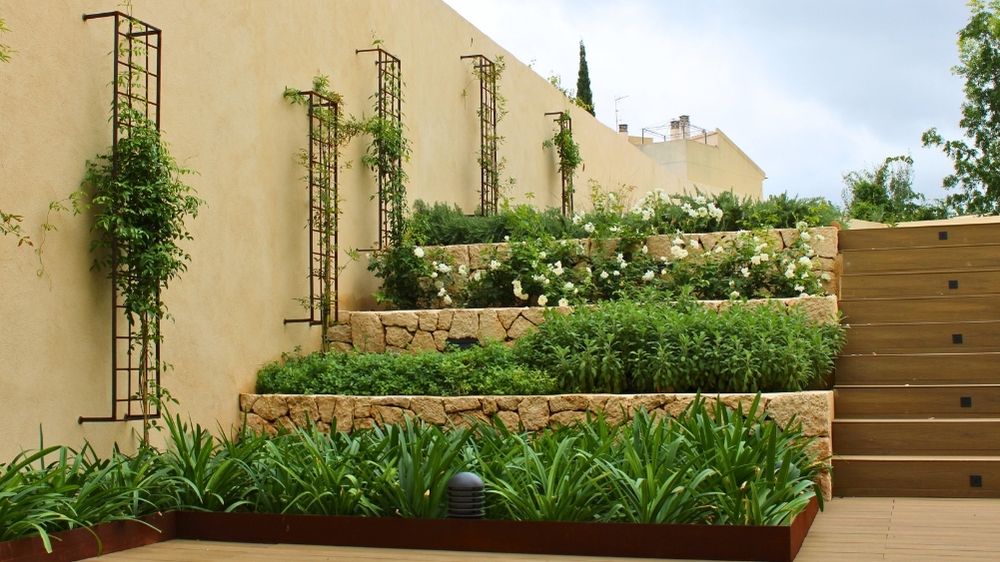 GARDEN LANDSCAPE DESIGN SANTA EUGÈNIA MALLORCA SESTEPA DESIGN — Terrazas de Santa Eugènia
